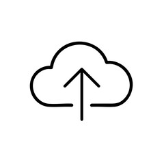 upload_cloud_minimalist_icon_vector