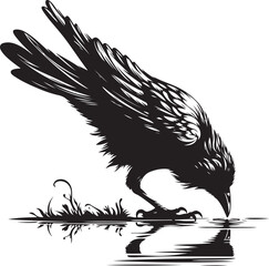 vector illustration of an eagle