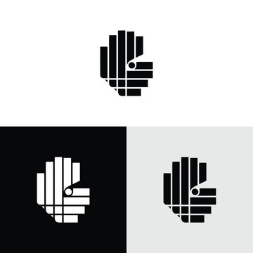 b initial monogram vector icon illustration