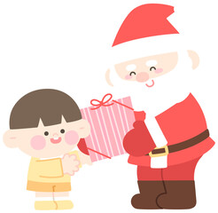 Christmas Santa character illustration