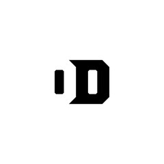 OO Negative Space Monogram Logo – Modern Minimal Lettermark Design