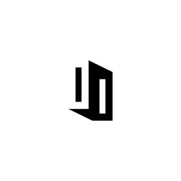 OO Negative Space Monogram Logo &ndash; Modern Minimal Lettermark Design
