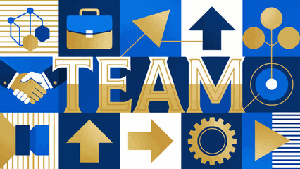 This illustration features the word 