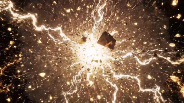 Chaotic astral expulsion of cosmic debris