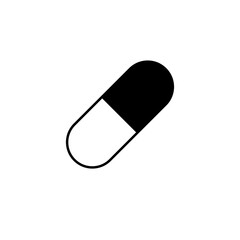 pill on white background