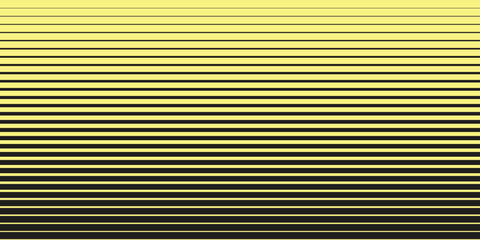 Obraz premium Retro linear halftone gradation texture. Fading thick to thin line gradient pattern. Parallel repeating stripe transition background.