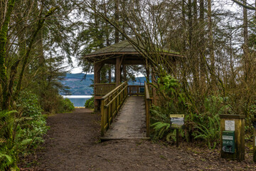 Tillamook  Kilchis Point Reserve in Bay City, Oregon