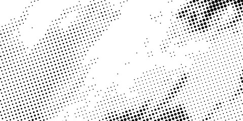 Collection of Monochrome Halftone dots element illustration vector eps10