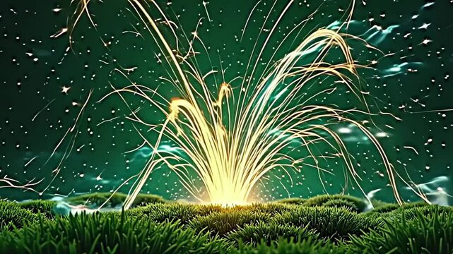 charismatic impulse irrupt charismatic power course volley ended angstrom ornate fleeceable background, produce an conceptual and lively motion satisfy with energising beam waves.