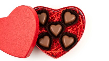 ハート型のチョコレート、AI