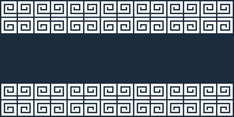 Abstract pattern background with mosaic line motif. Header and footer banner templates © Widy Amelia Putri