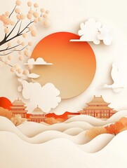 Background of Traditional Chinese Festival Themes