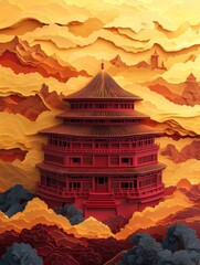 Background of Traditional Chinese Festival Themes
