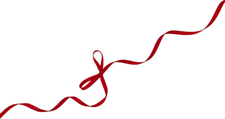 Red Festive Gift Ribbon Bow Decoration