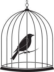 Fototapeta premium bird in cage