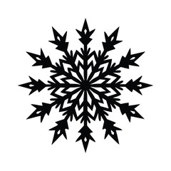 Snowflake Pattern Background Design