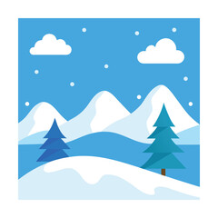 Winter Snow Landscape Scenery