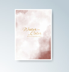 Cards with blended warm watercolor background perfect for seasonal themes.