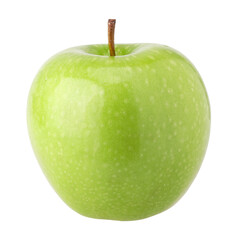 green apple (granny smith apple) isolated, transparent PNG, PNG format, cut out