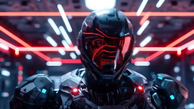 3d game character futuristic mecha pilot armor Videos