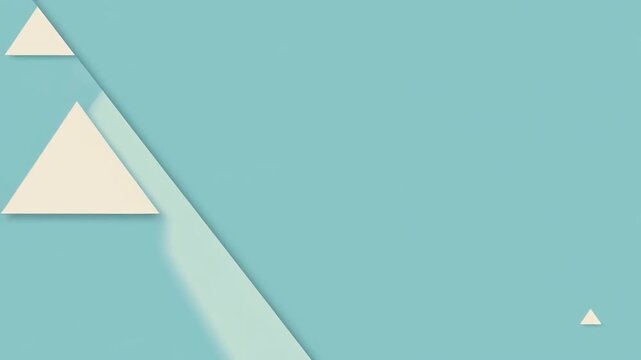 Geometric shapes on a blue background with triangular forms and abstract design elements  (32)