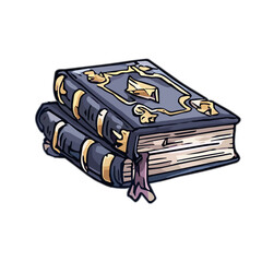 Stacked Dark Magic Spellbooks
