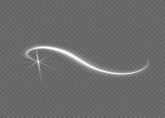 Obraz premium Magical Circular Motion in Bright whites, Dynamic Twirl of Light Lines, Shiny whites Particles, Sparkling Radiance, Futuristic Abstract Glow, Energy Flow
