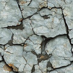 Rough textured quartzite stone with olive moss seamless