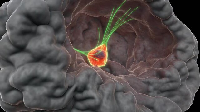 3D Medical Visualization of the Human Inferior Brain Structure