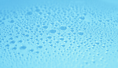 沢山の細かい水滴の写真　透明感のある抽象的な背景　スプレー　湿度　水玉　潤い