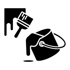 art studio Solid icon