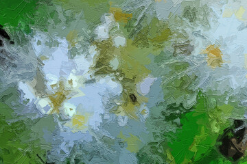 Various oil paintings, flowers, plum blossoms, lakes, roses, peonies, landscapes, mandarin ducks, chrysanthemums