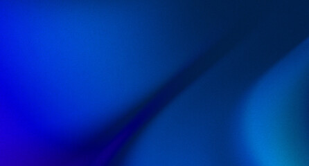 Gradient blue abstract background with a smooth curve and soft lighting.