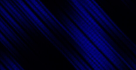 illustration of a technological abstract blue and black background that combines Dot or Mesh Pattern textures, subtle gradations and soft neon lighting