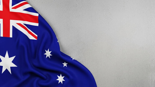 Pride of Australia: Detailed Texture of the National Flag
