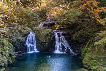 三重-【赤目四十八滝（紅葉）】