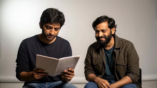 Celebrating National Screenwriters Day Friends Share Laughter and Creativity While Engaging in Storytelling and Script Reading Together
