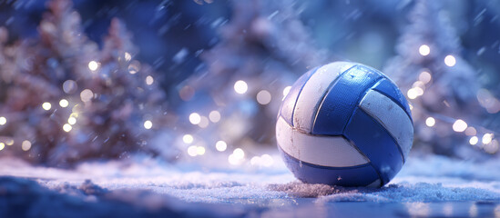 volleyball winter theme