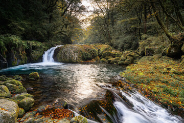 熊本-【菊池渓谷の紅葉】