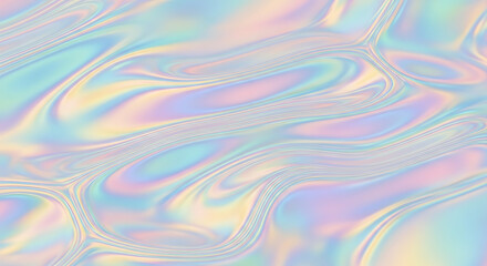 Iridescent pastel colors swirling and blending in a fluid, dreamy pattern