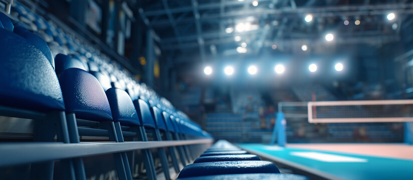 volleyball bench player - Powered by Adobe