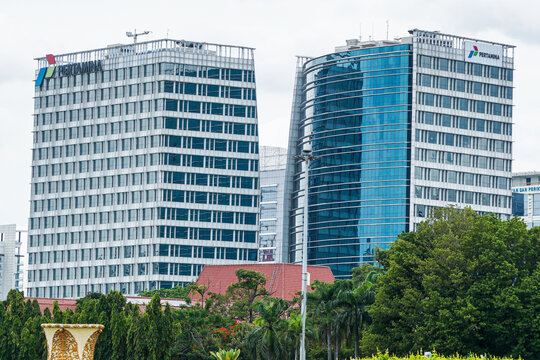Pertamina head office, in central Jakarta.