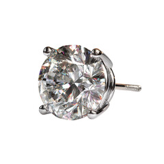 Diamond stud earring