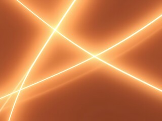 Abstract glowing orange light streaks intersect creating a dynamic modern background perfect for digital art and futuristic concepts