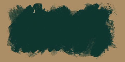 Beige abstract distressed paint with dark teal brush stroke and vintage texture, suitable for luxury grunge or artistic backgrounds