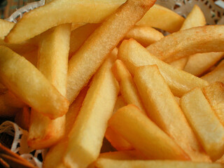 French fries close up