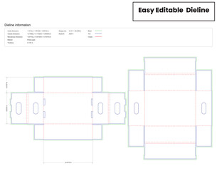 cartons portable holes dieline template box dieline die lines packaging custom dieline  box cardboard box dieline pizza box dieline printable product packaging layout,
