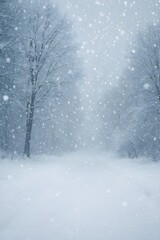 snow covered tree