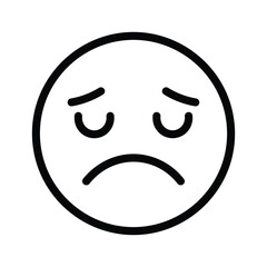 Angry face emoji illustration