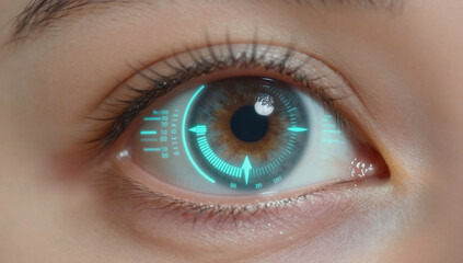 Smart Contact Lens Data Overlay